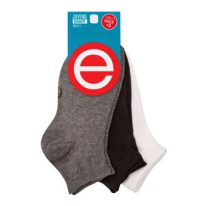 Elemento art 105 - Soquete pack x 3 surtido juvenil -