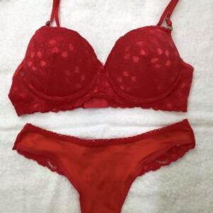 Samar Articulo 9023 - Conjunto taza soft encaje con cola less lycra y encaje -