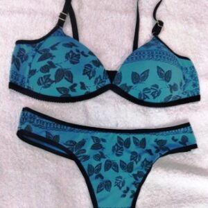 Samar art 9096 - conjunto triangulo lycra soft con less -