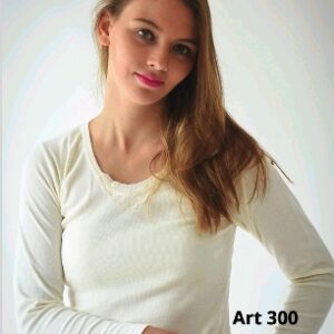 Mariana K art 300 - Camiseta morley manga larga c/aplique Talle 4-5