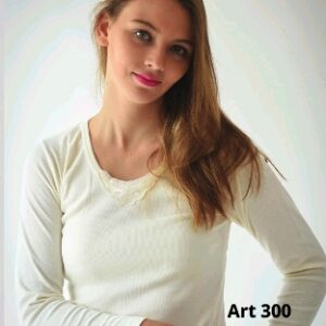 Mariana K art 300 - Camiseta morley manga larga c/aplique Talle 5-6