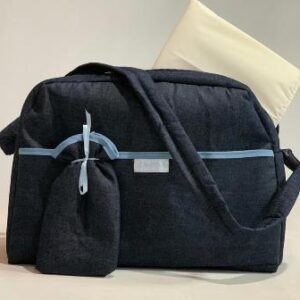 Gaudi art 107 - Bolso con porta mamadera jeans -