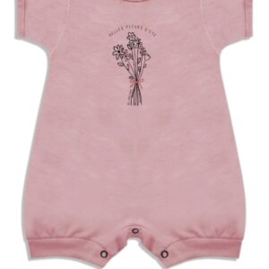 Dreams art 318 - Enterito bb. en jersey liso color, estampado central nena -