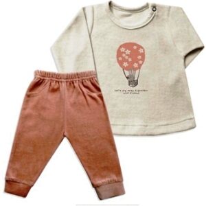 Dreams art 235 - Conjunto en plush con estampa central de nena -