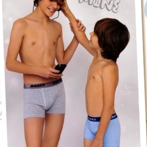 Marey art 5000 - Boxer niño algodon y lycra liso -