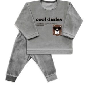 Dreams art 571 - Conjunto bb en plush estampado central, de varon -