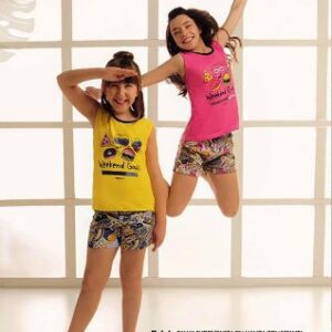 Piache Piu art 544/1 - Pijama nena sin manga c/estampa Weekend -