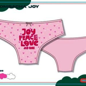 Jiz one art 380 - Bombacha juvenil rosa con estampa navidad -