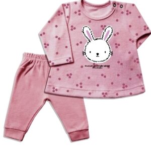 Dreams art 432 - Conjunto BB plush estampado flores, estampado central -