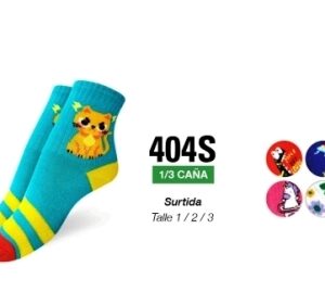 Elemento art 404 S - Media 1/3 Caña Morley Estampado Surtido -