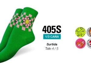 Elemento art 405 S - Media 1/3 Caña Morley Estampado Surtido -