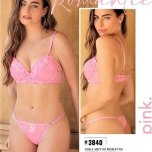 Melifera art  3840 - Conjunto Soft de Morley con Puntilla Guipiur y Less regulable -