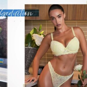 Lody art 5249 - Conjunto soft push con base puntilla, detalles en breteles y less -