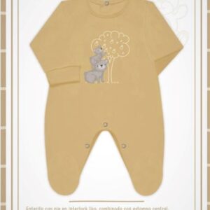 Dreams art 551 - Enterito BB, interlock, estampado central, con pie -