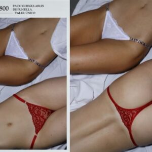 Lody art 10800 - Pack x 3  less regulables de puntilla -