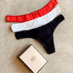 Lody art 8501/1 - Pack x 3 colaless de algodon y lycra lisa talle especial -